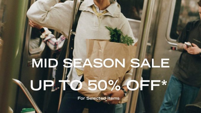 Promo Abercrombie & Fitch Mid Season Sale diskon hingga 50% untuk pilihan fashion Oktober–November 2026